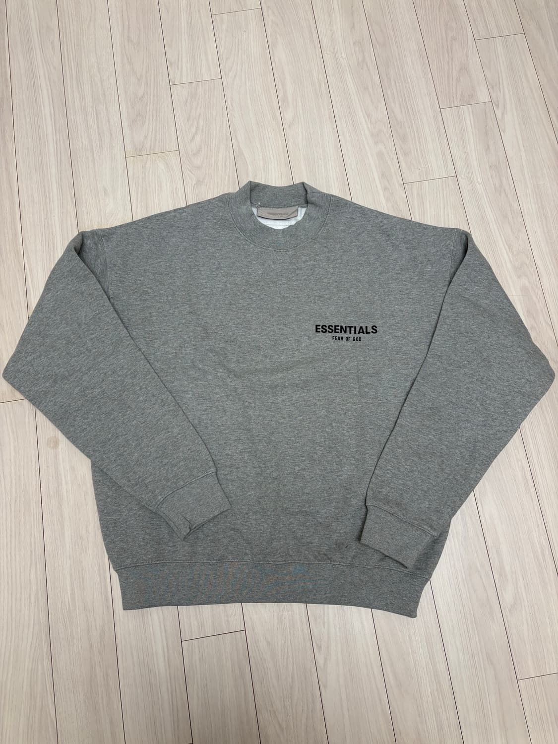 [95] 에센셜 피어오브갓 맨투맨 그레이 XS 상품이미지1