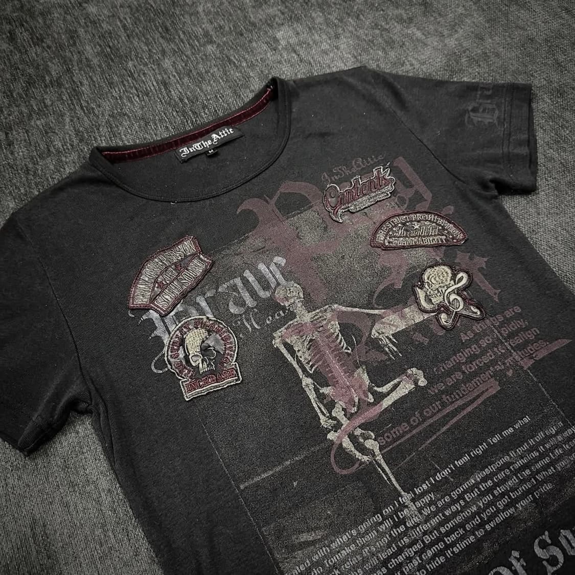 In the attic skull patch short sleeve 상품이미지2