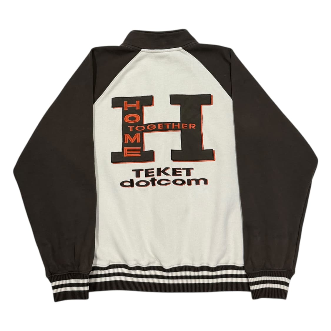 테켓 H 집업 스웻셔츠 자켓 베이지 브라운 L 상품이미지3