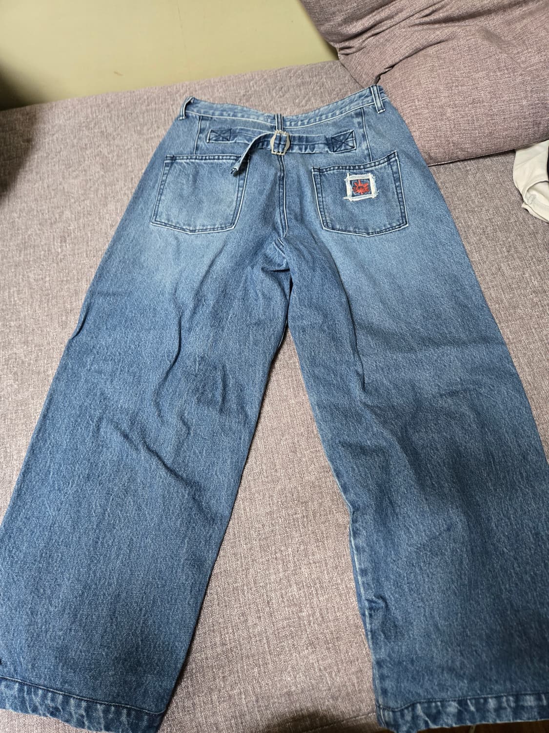 카락터 Army denim work pants / Mid blue 상품이미지2