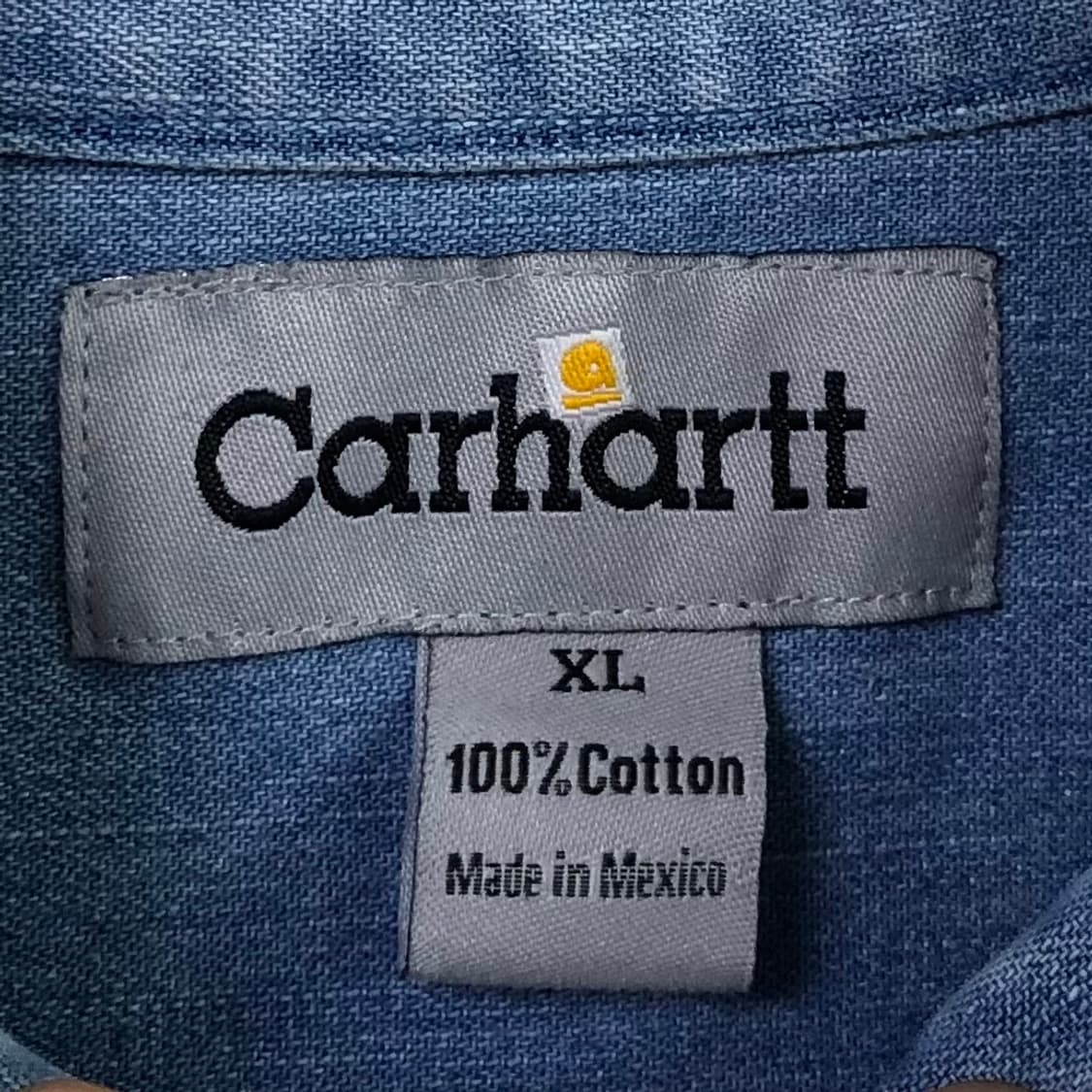 Xxl 칼하트 데님 셔츠 상품이미지3