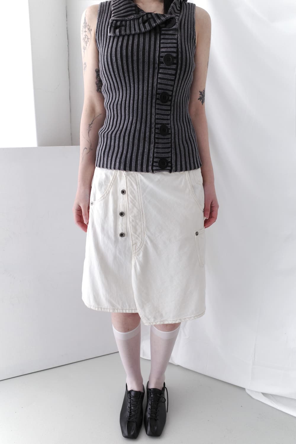 unbalanced knit sleeveless 상품이미지4