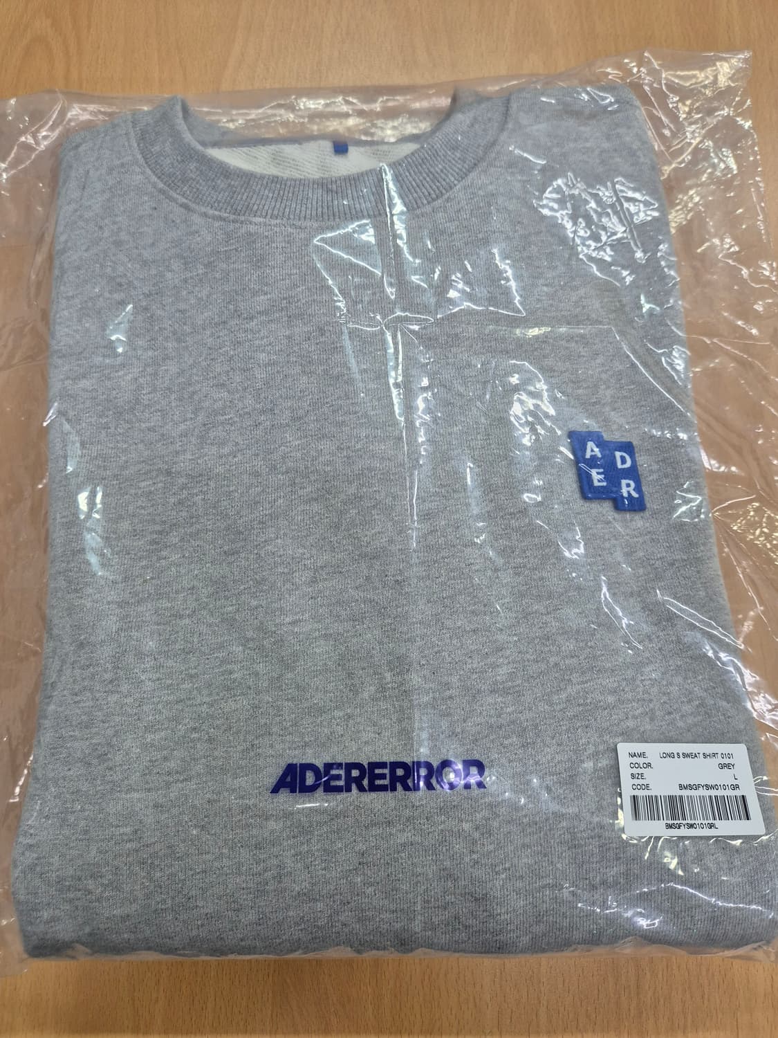 아더에러 시그니피컨트 스웻 셔츠 그레이 L 상품이미지4