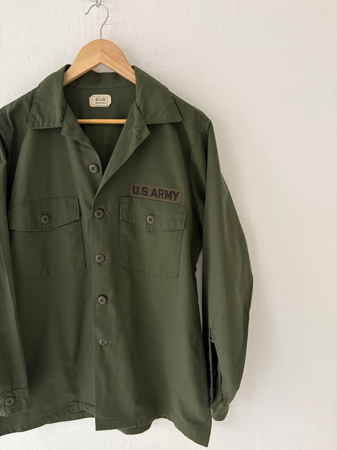 70's U.S Army og-507 Utility shirt.   상품이미지3