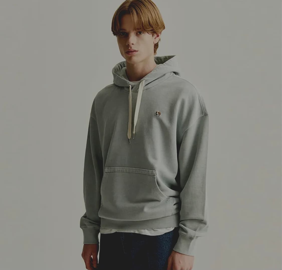 남성L)헤지스. 후드 맨투맨(MTA 상품이미지1