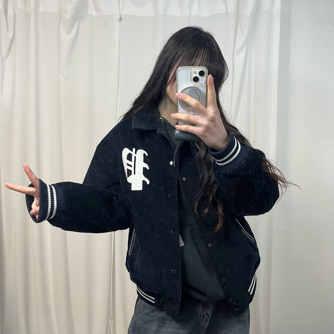 Partimento Black Corduroy Jacket 상품이미지2