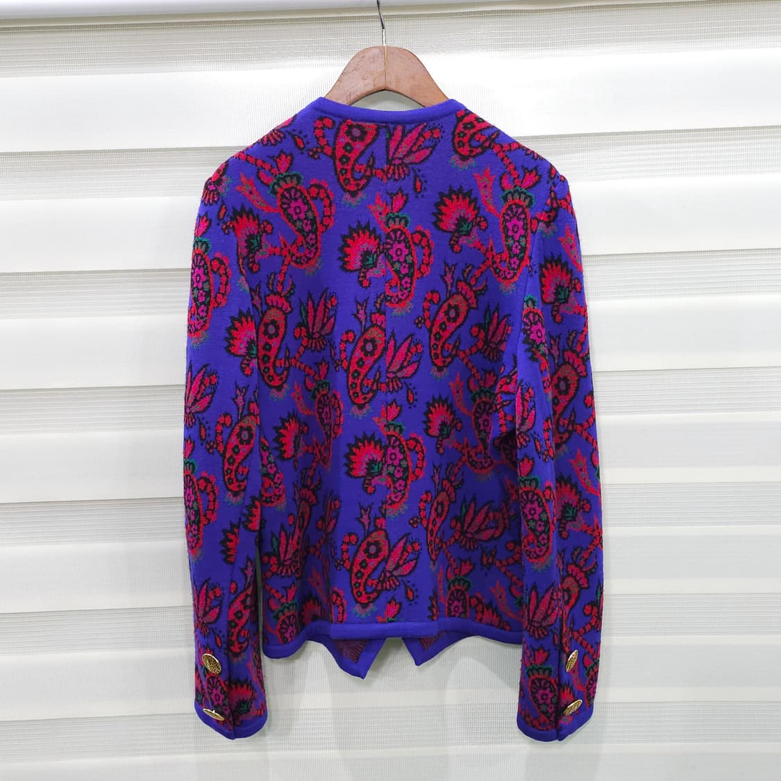 90s 입생로랑 페이즐리 니트 셋업- 우먼M 상품이미지4