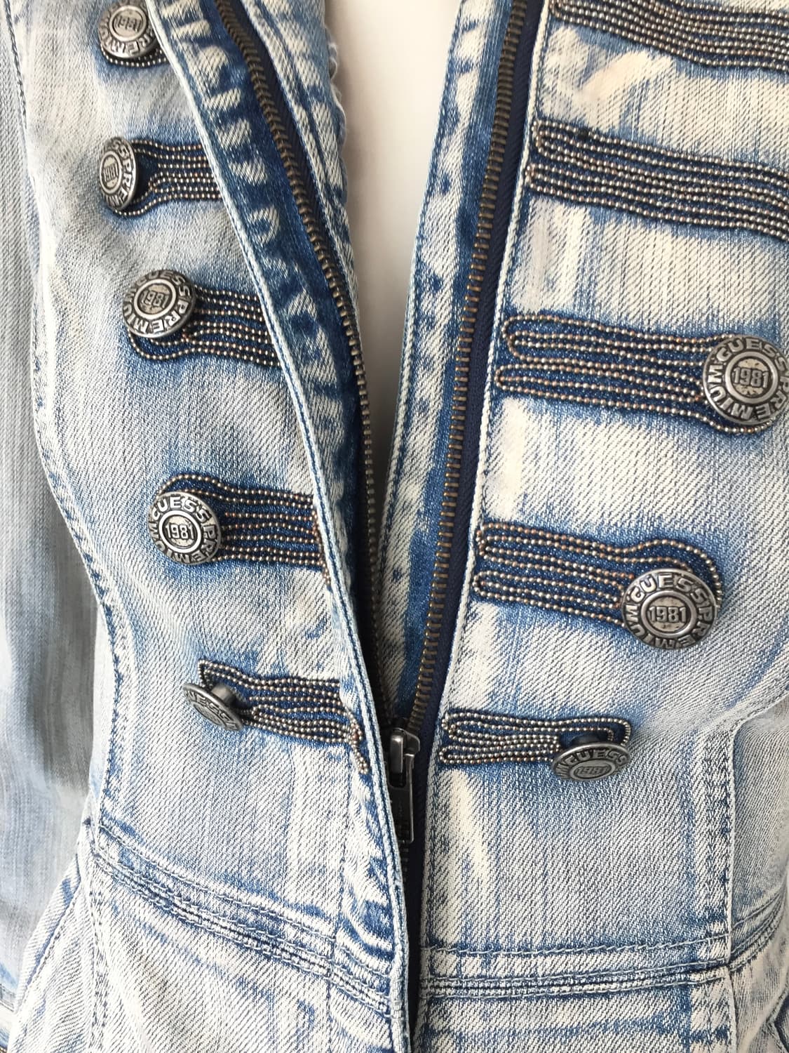 GUESS Napoleon Chain  Denim Jacket  상품이미지7