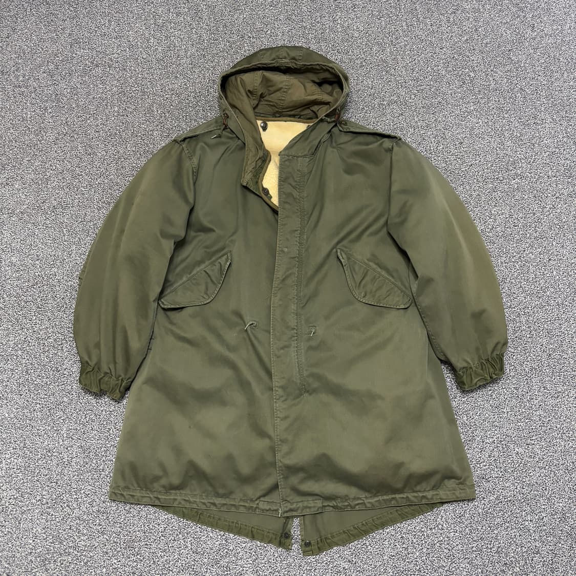 50s 오리지널 M51 파카 1세대 진나단 사틴 (양털내피) 상품이미지1