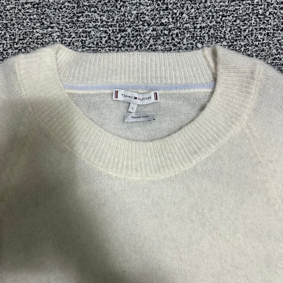 (95) 타미힐피거 아이보리 캐시미어 니트 상품이미지2