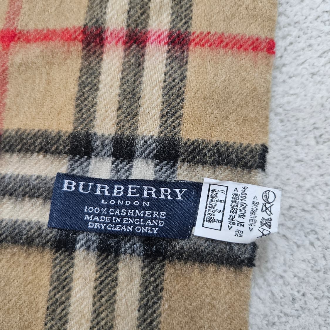 버버리 캐시미어 머플러 국택 상품이미지2