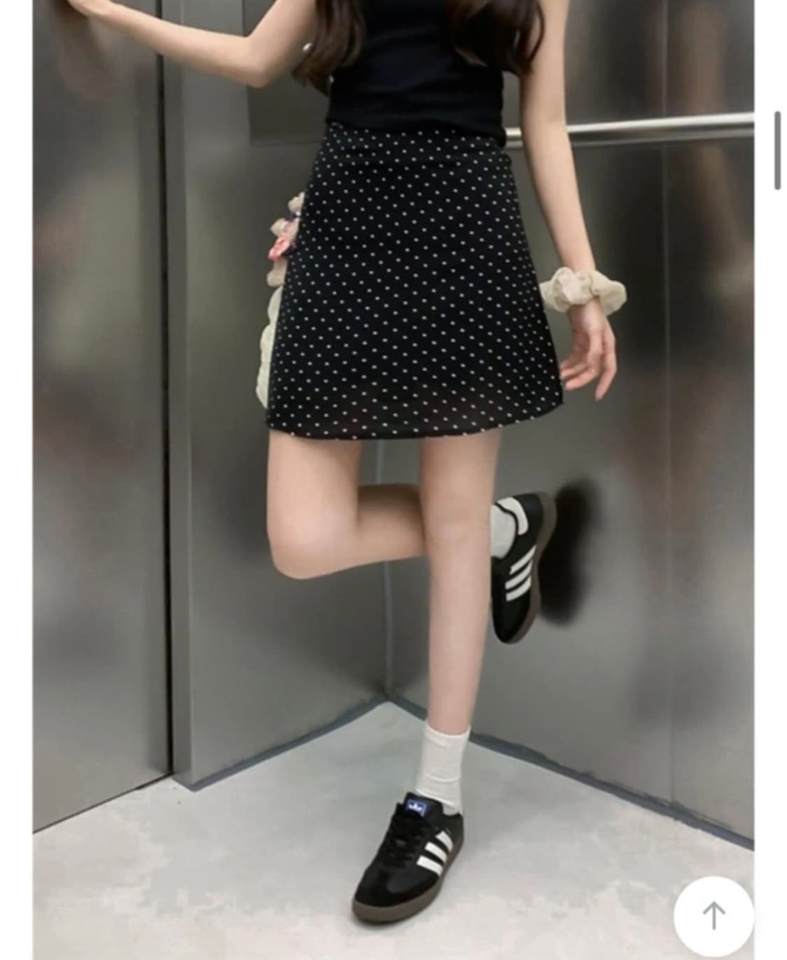 도트 스커트 s (속바지 o , 새상품) 상품이미지6