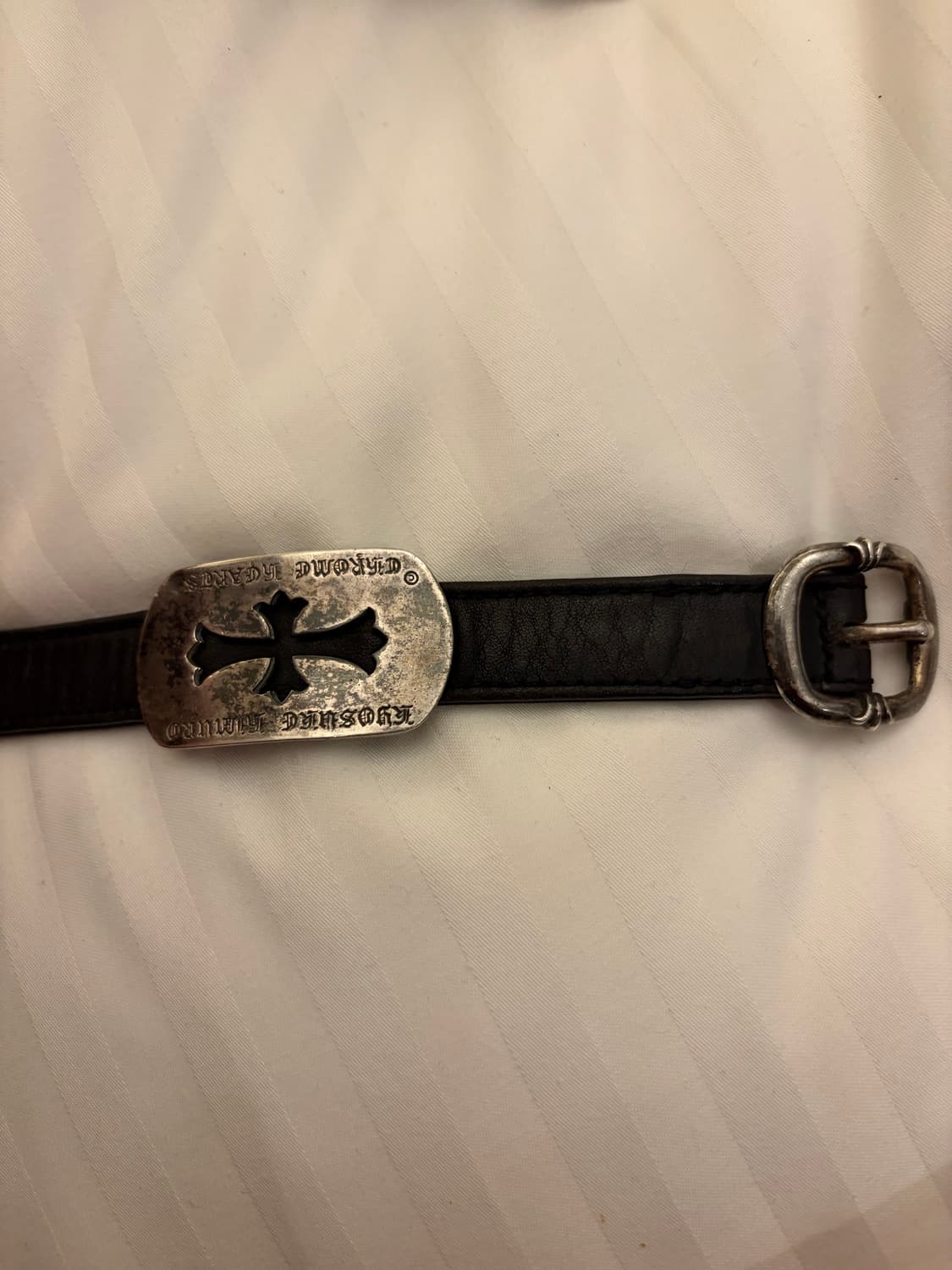 크롬하츠 컷아웃 건슬링어 레더팔찌 상품이미지2