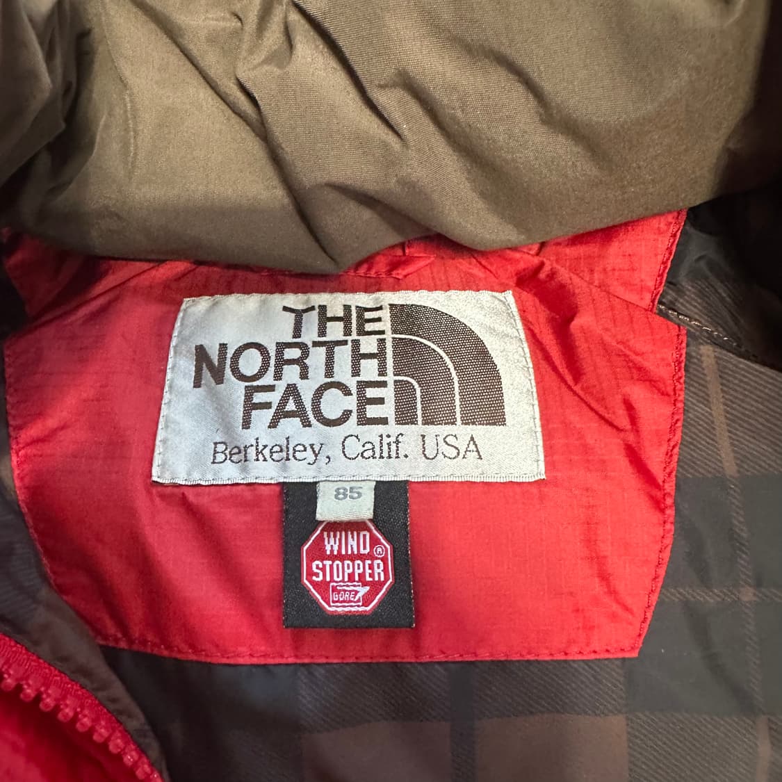 노스페이스 레드 브라운 패딩 상품이미지4