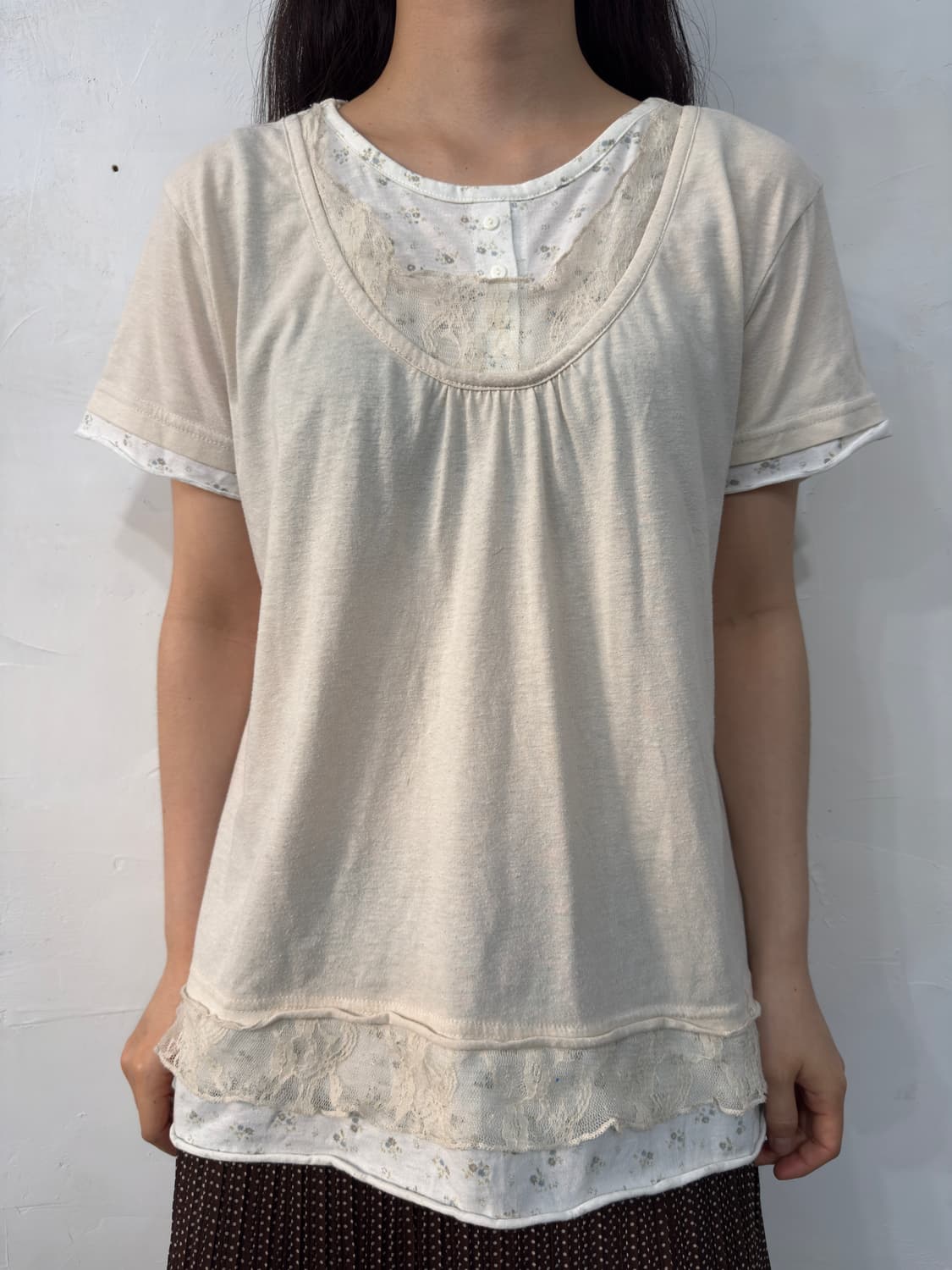 timothy mori lace top 상품이미지1
