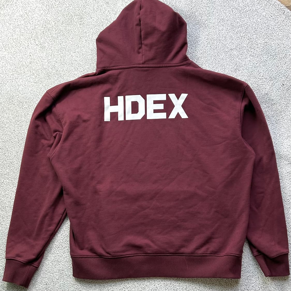 HDEX 에이치덱스 헬스 후드티 운동복 버건디 2XL 110-115 상품이미지1