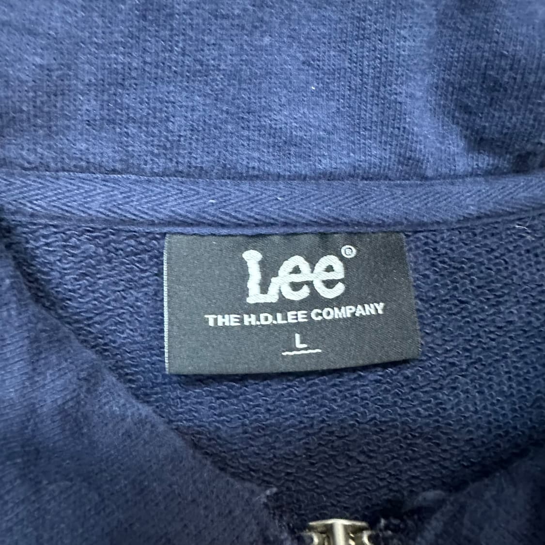 리 하프집업 카라 맨투맨 상품이미지5