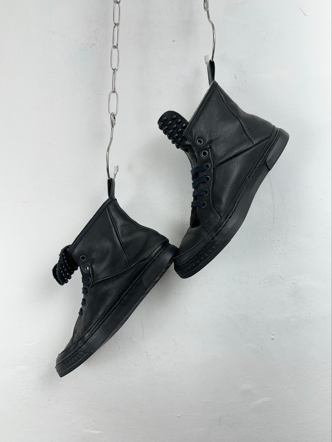 Alfredo Bannister Studded High-Top Leath 상품이미지4