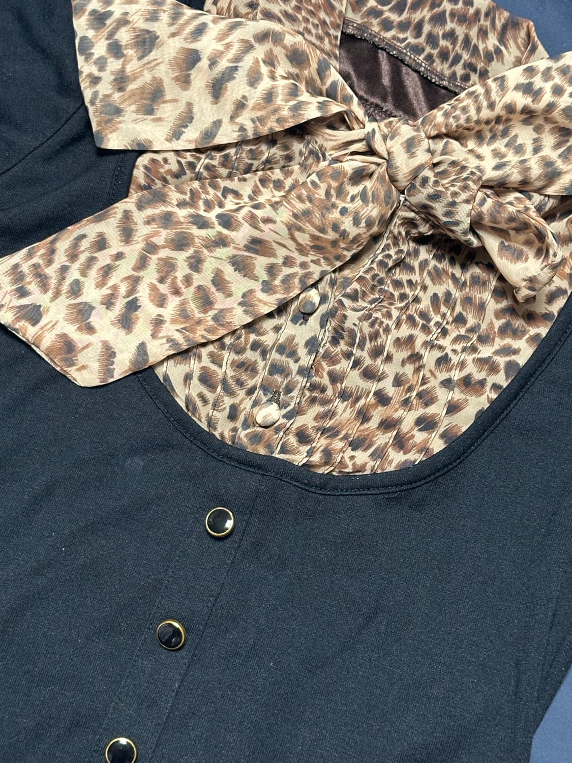 Gyaru leopard tshirt 상품이미지3