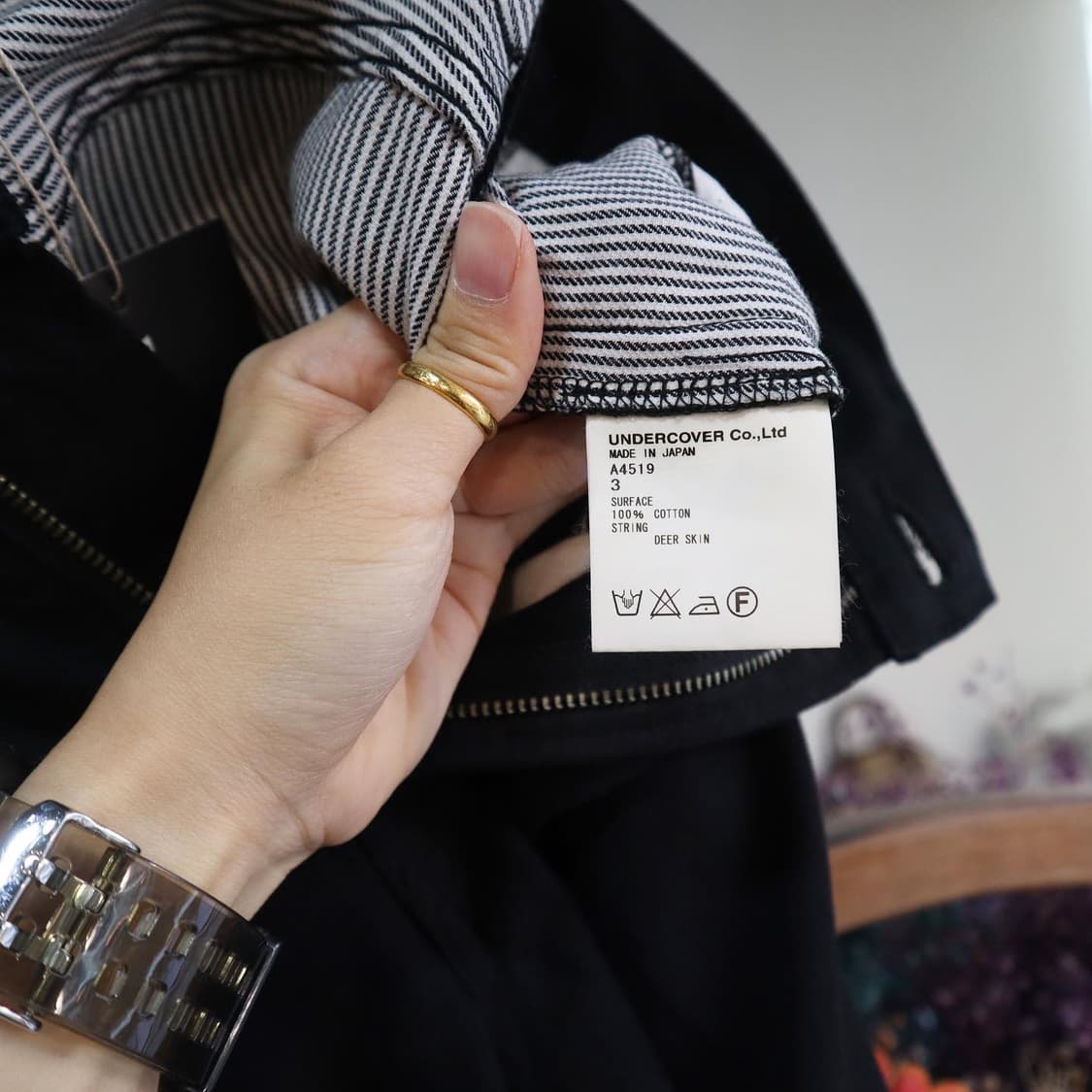 언더커버 스트레이트 코튼 팬츠 상품이미지7