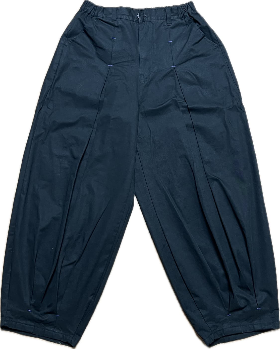 앵글런 Unbalance Long Tuck Pants 블랙 상품이미지3