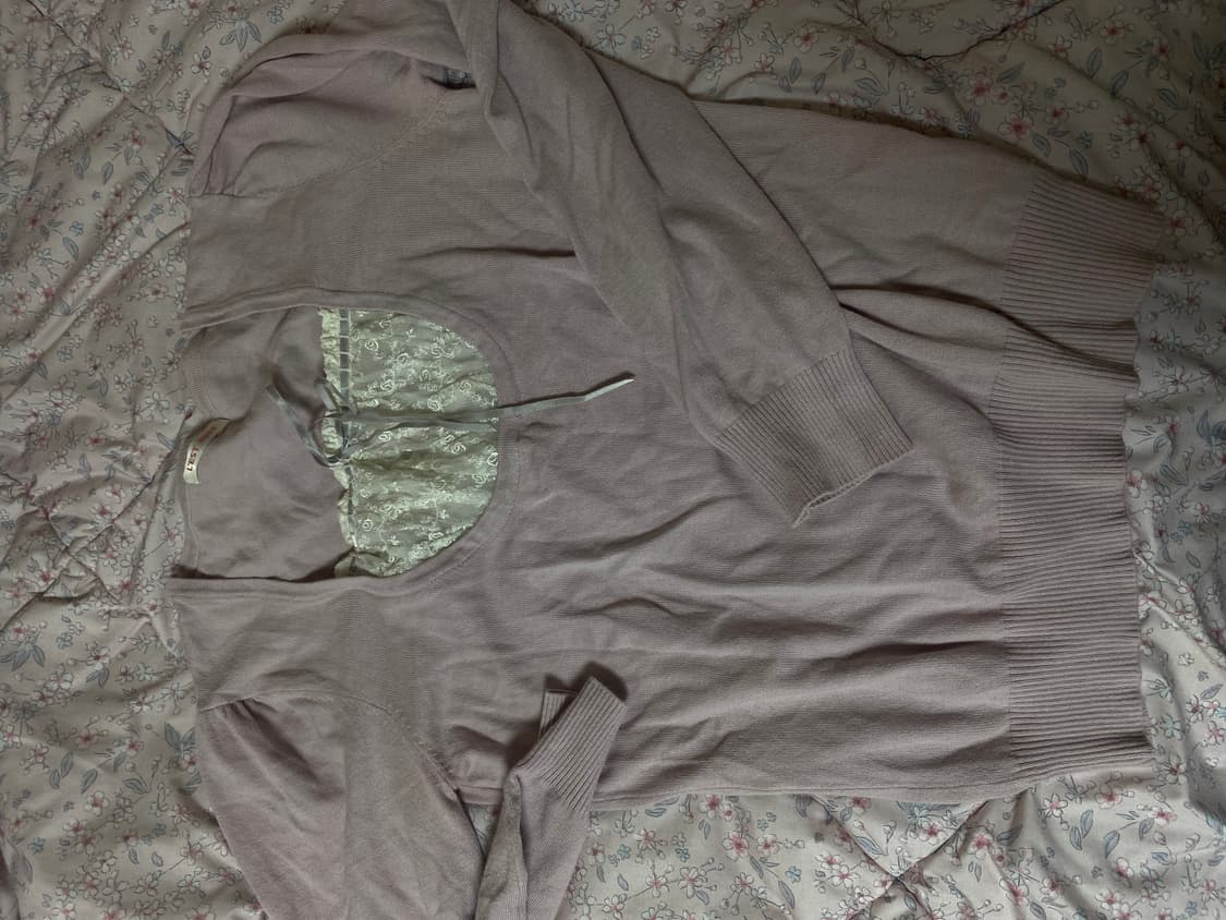 레스트로즈 니트 핑크 상품이미지1