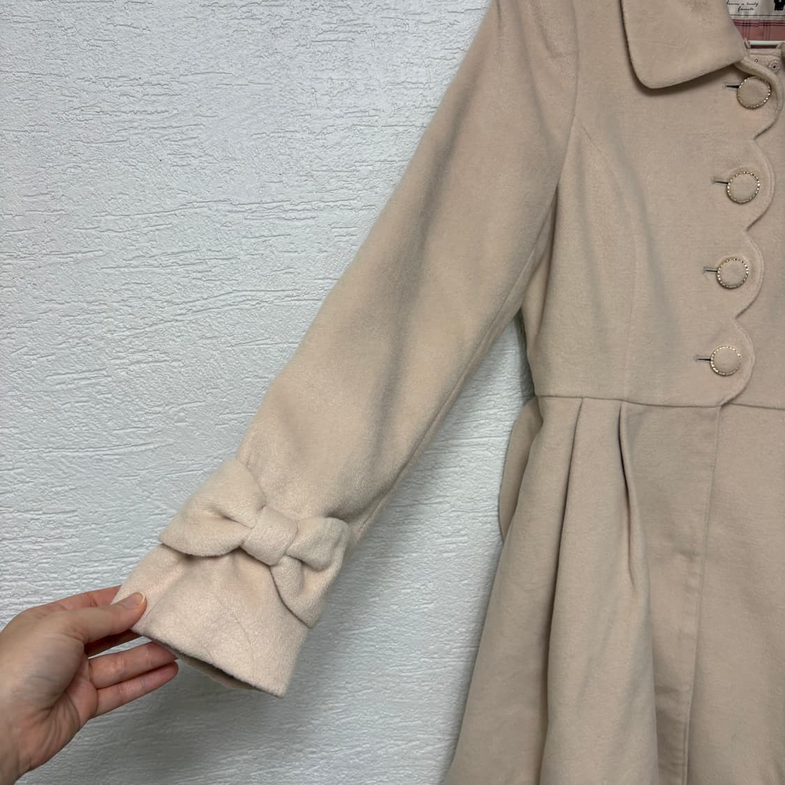 히메갸루 핑크 코트 상품이미지4