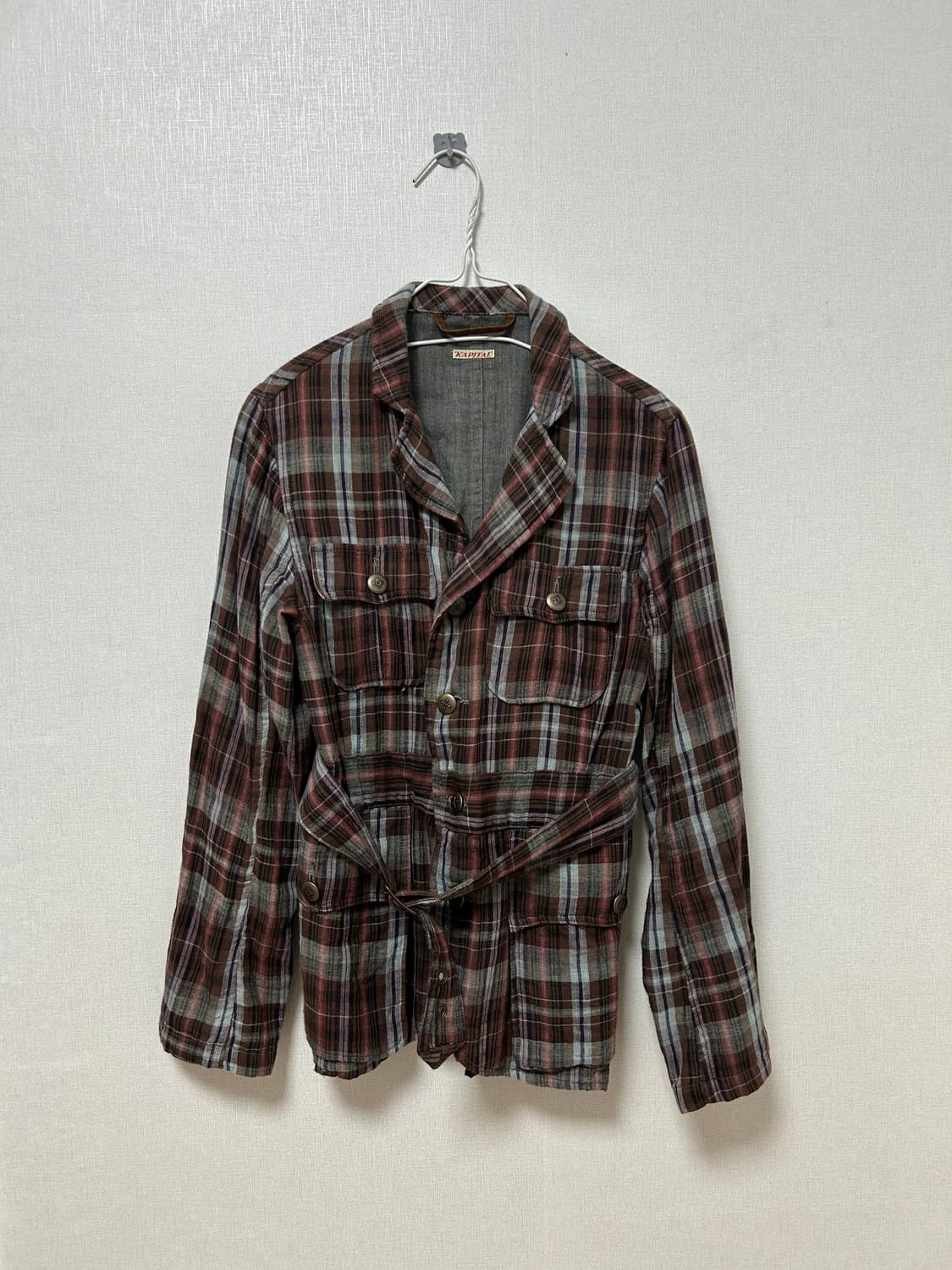 (착샷o) Kapital 캐피탈 체크 자켓 상품이미지1