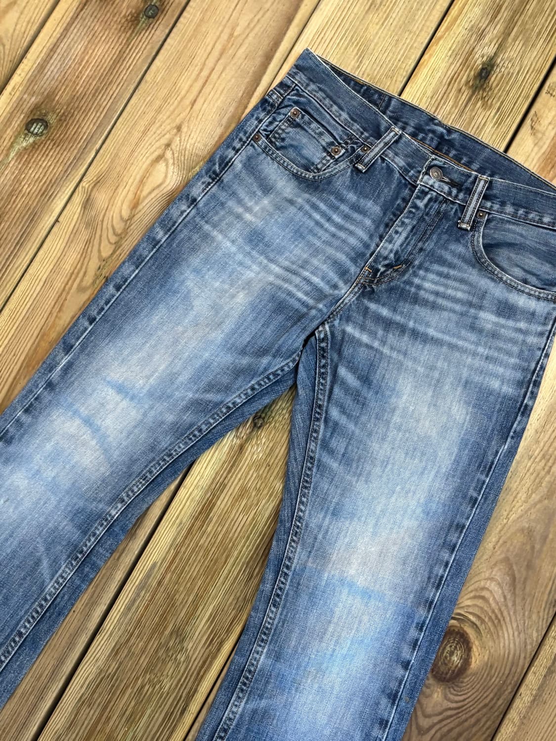 Levi’s 527 부츠컷 데님 팬츠 | 라이트 인디고 워싱 상품이미지7