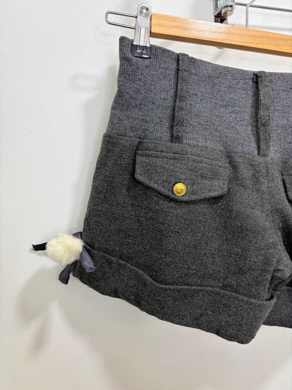 TRALALA 트랄라라 폼폼이 리본 반바지 숏팬츠 상품이미지3