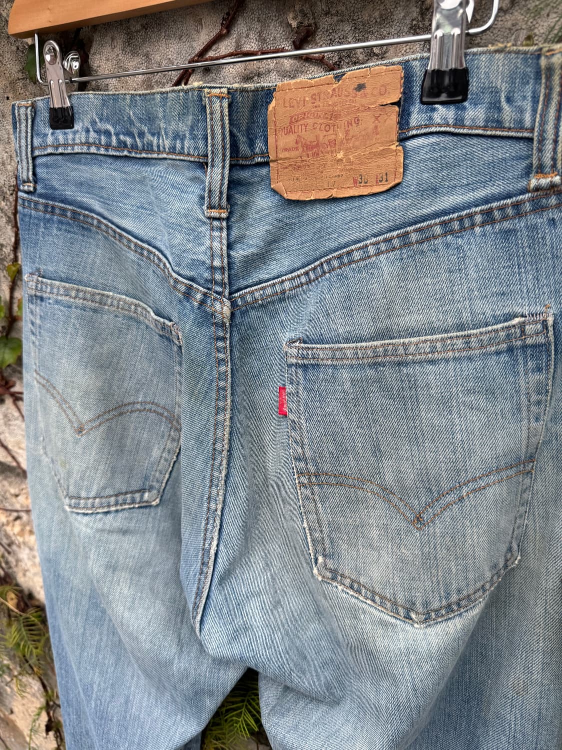 Rare! 70s levis 리바이스 505 66전기 데님 팬츠 30 상품이미지5