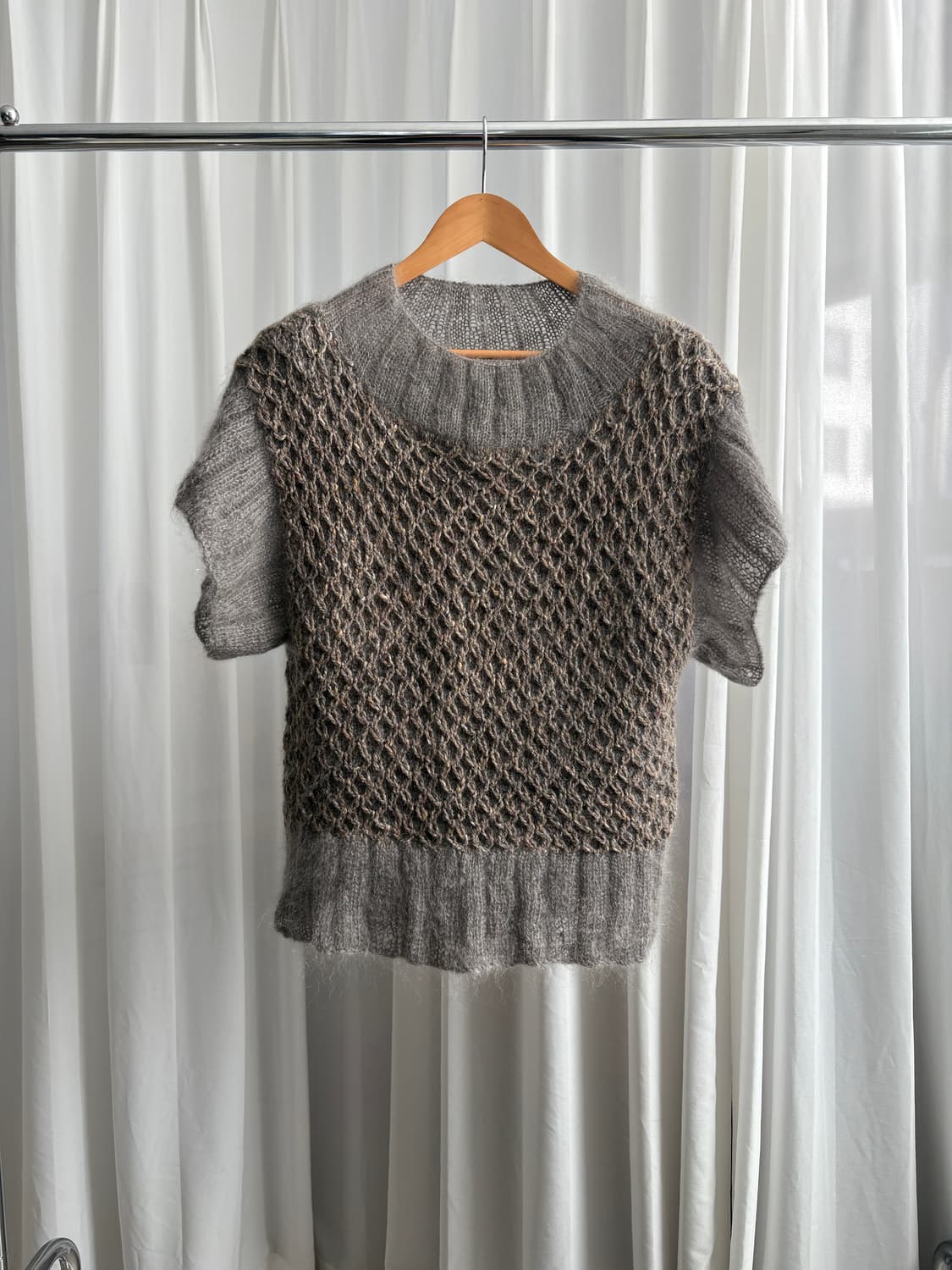 모헤어 니트 베스트 상품이미지2