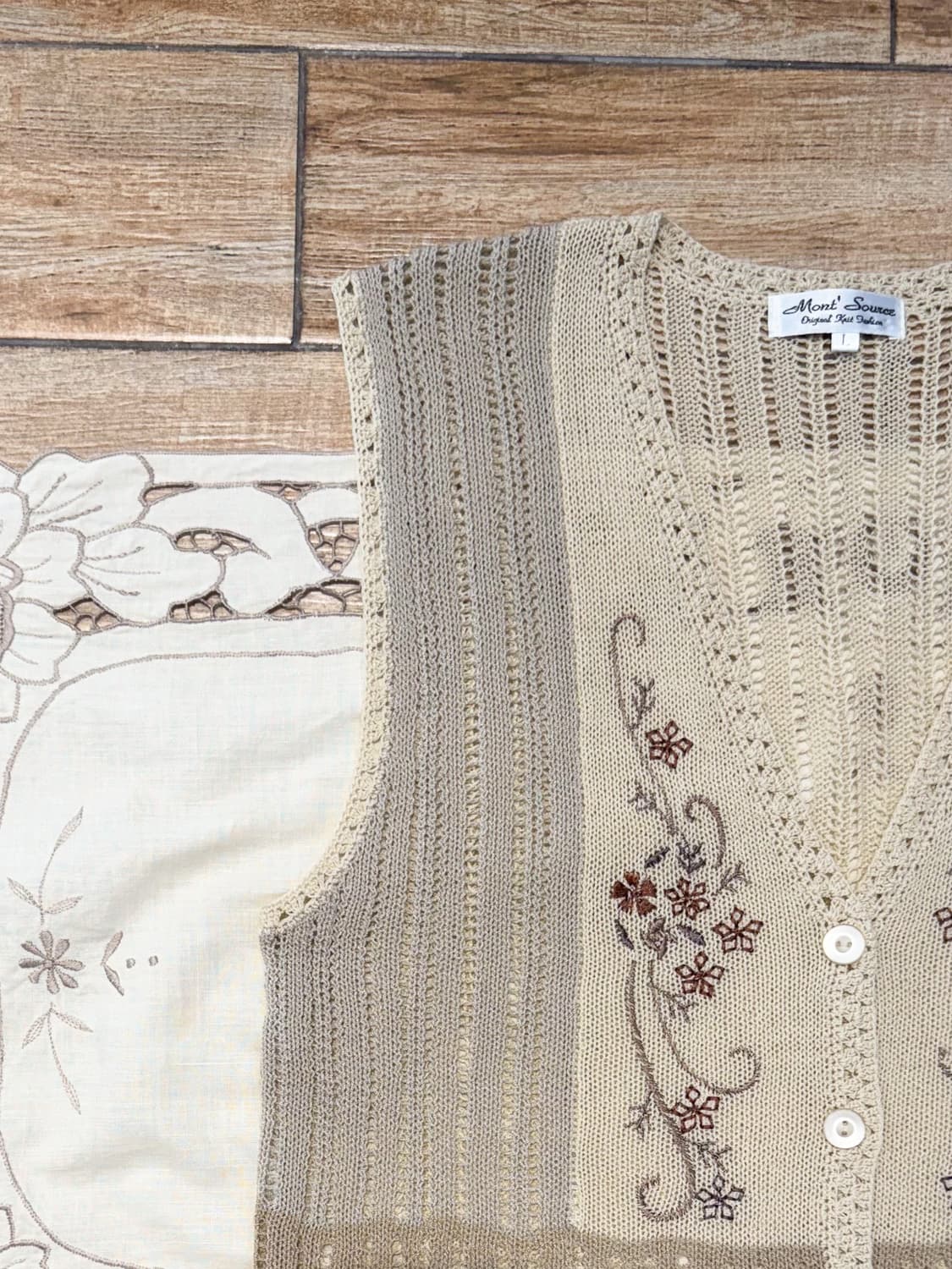 Floral Embroidered Sleeveless 0017 상품이미지9