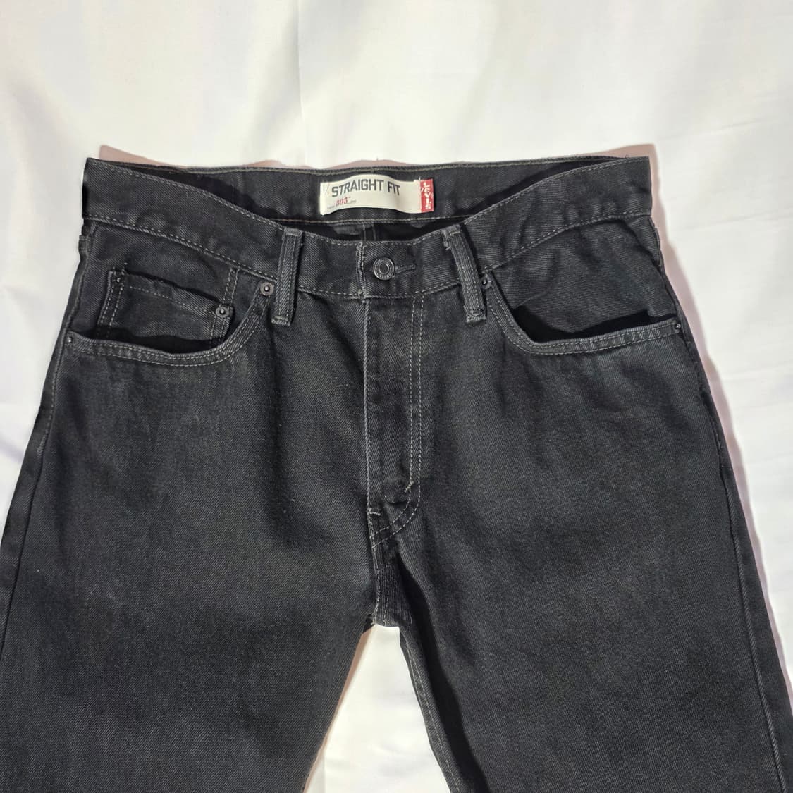 [W31L30]00s 리바이스 505 스트레이트핏 블랙 데님 팬츠 상품이미지2