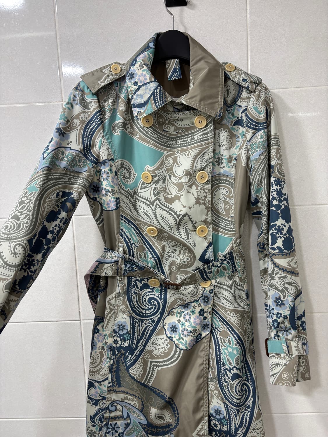 정품)에트로 페이즐리 트랜치 상품이미지2