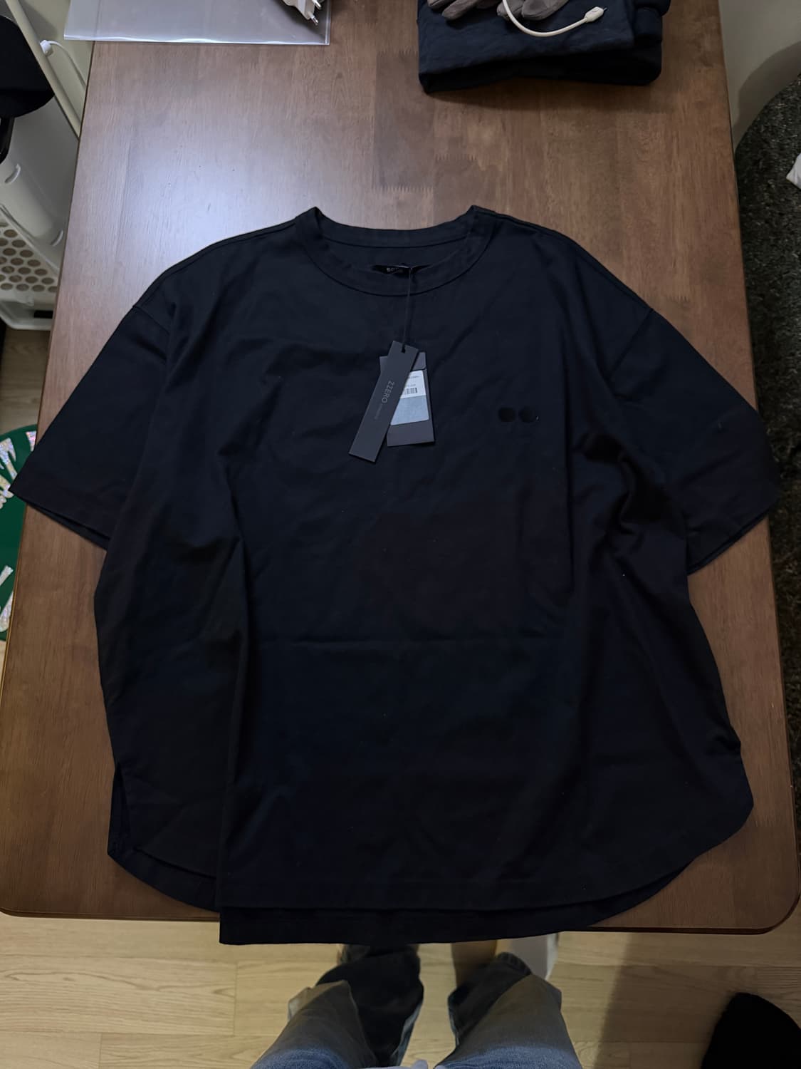 48) 송지오 지제로 페인팅 티셔츠 블랙 상품이미지2