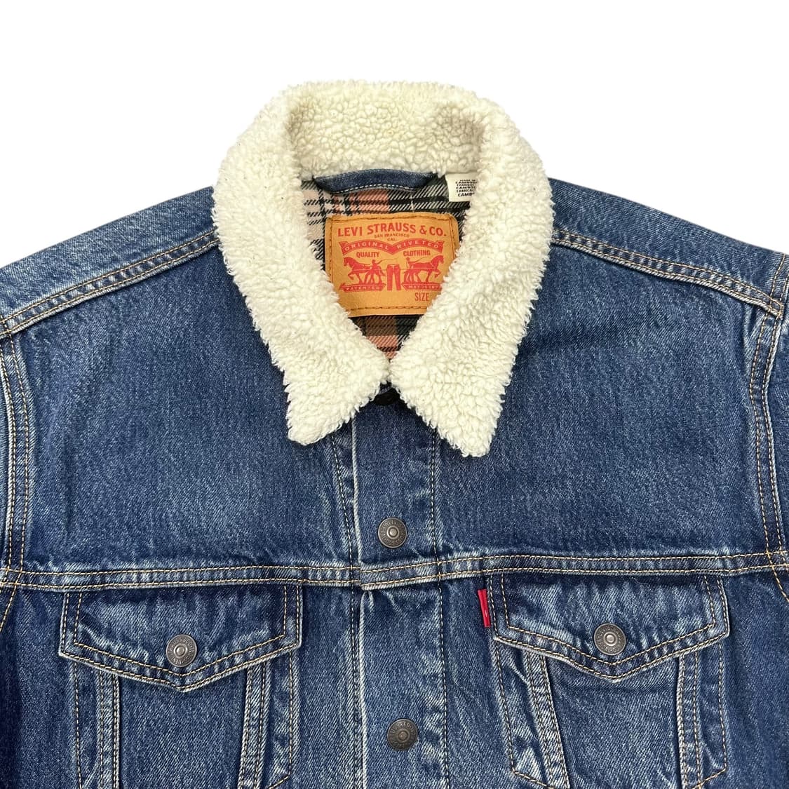 리바이스 양털 커버울 데님자켓 상품이미지2