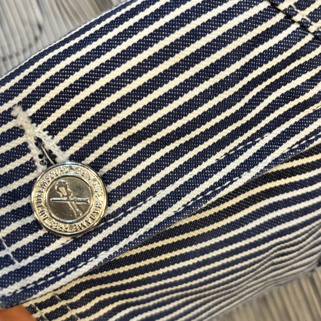 아페쎄 스트라이프 트러커 자켓 S 상품이미지4