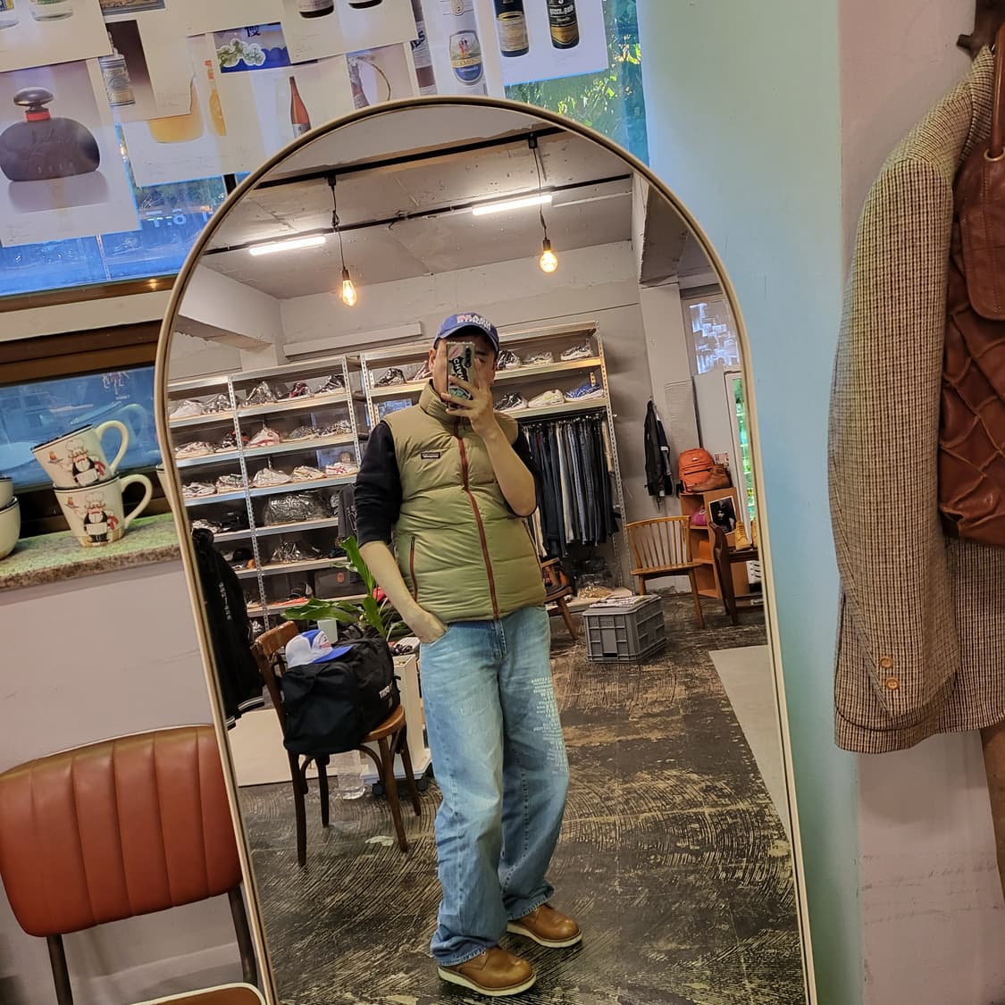 파타고니아 리버시블 패딩 베스트 (M) 상품이미지4