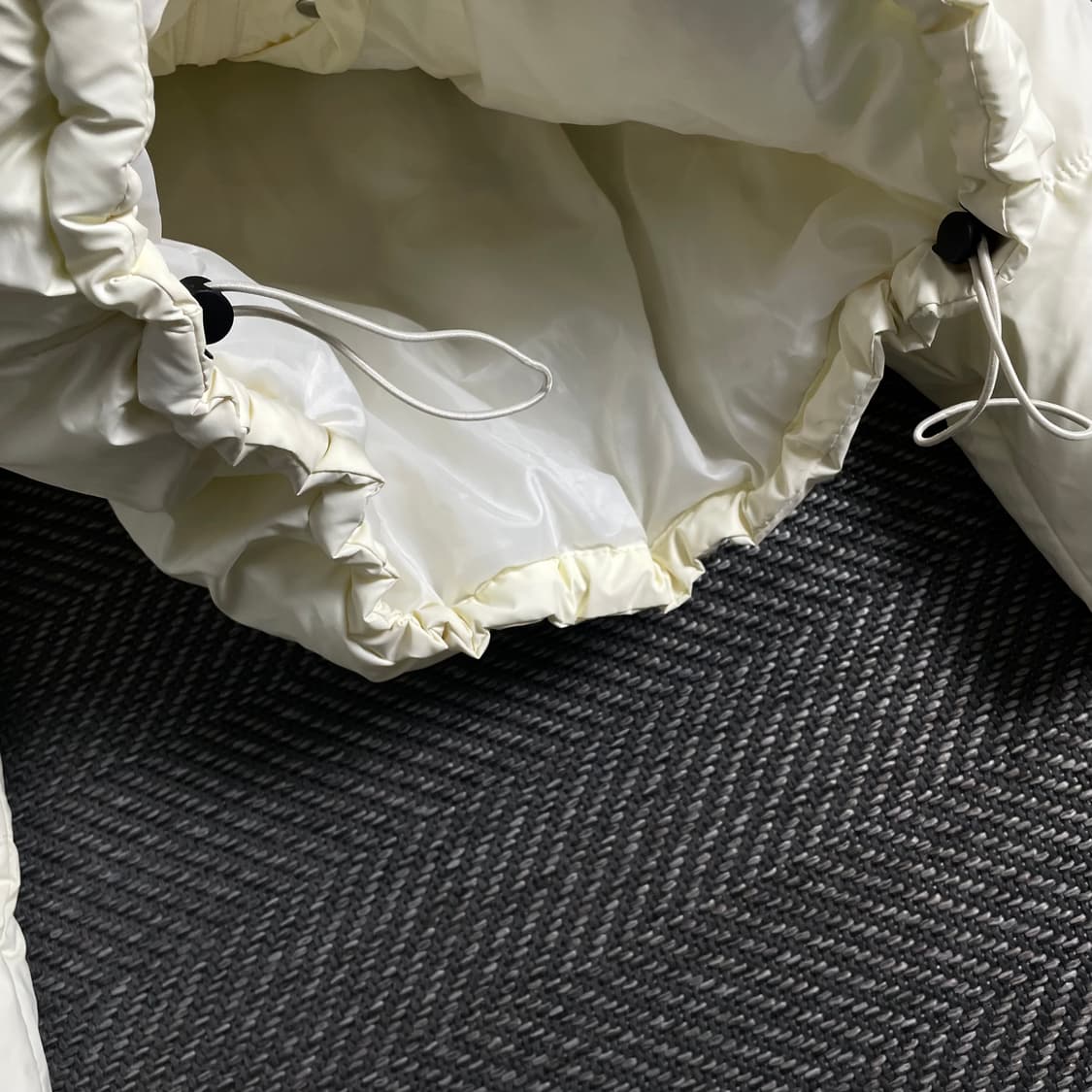 빈티지 우먼스 유광 크롭 패딩o 3635 상품이미지5