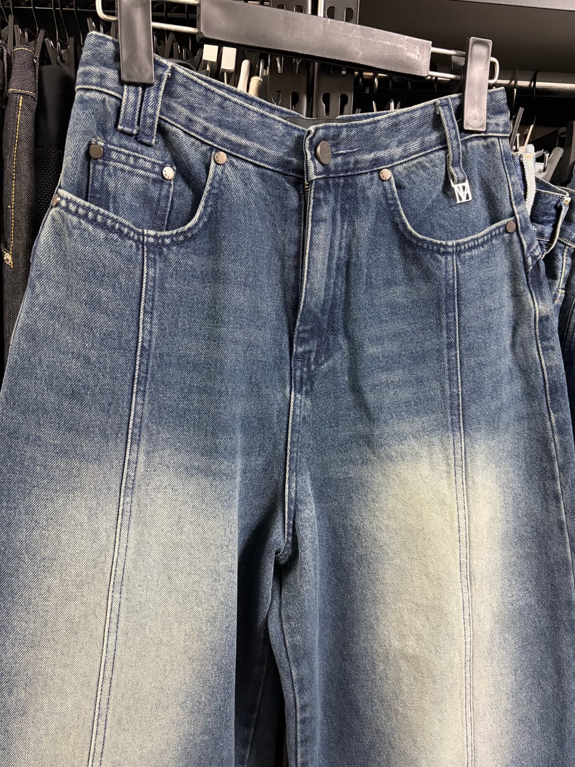 트리밍버드 Incision Denim Pants Dark Blue  상품이미지7