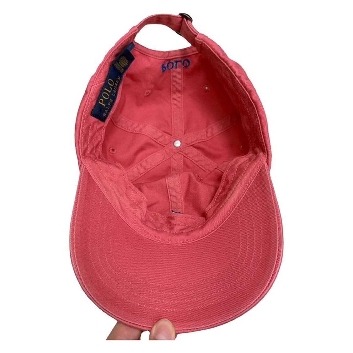 POLO 코튼 치노 베이스볼 캡 핑크 상품이미지7