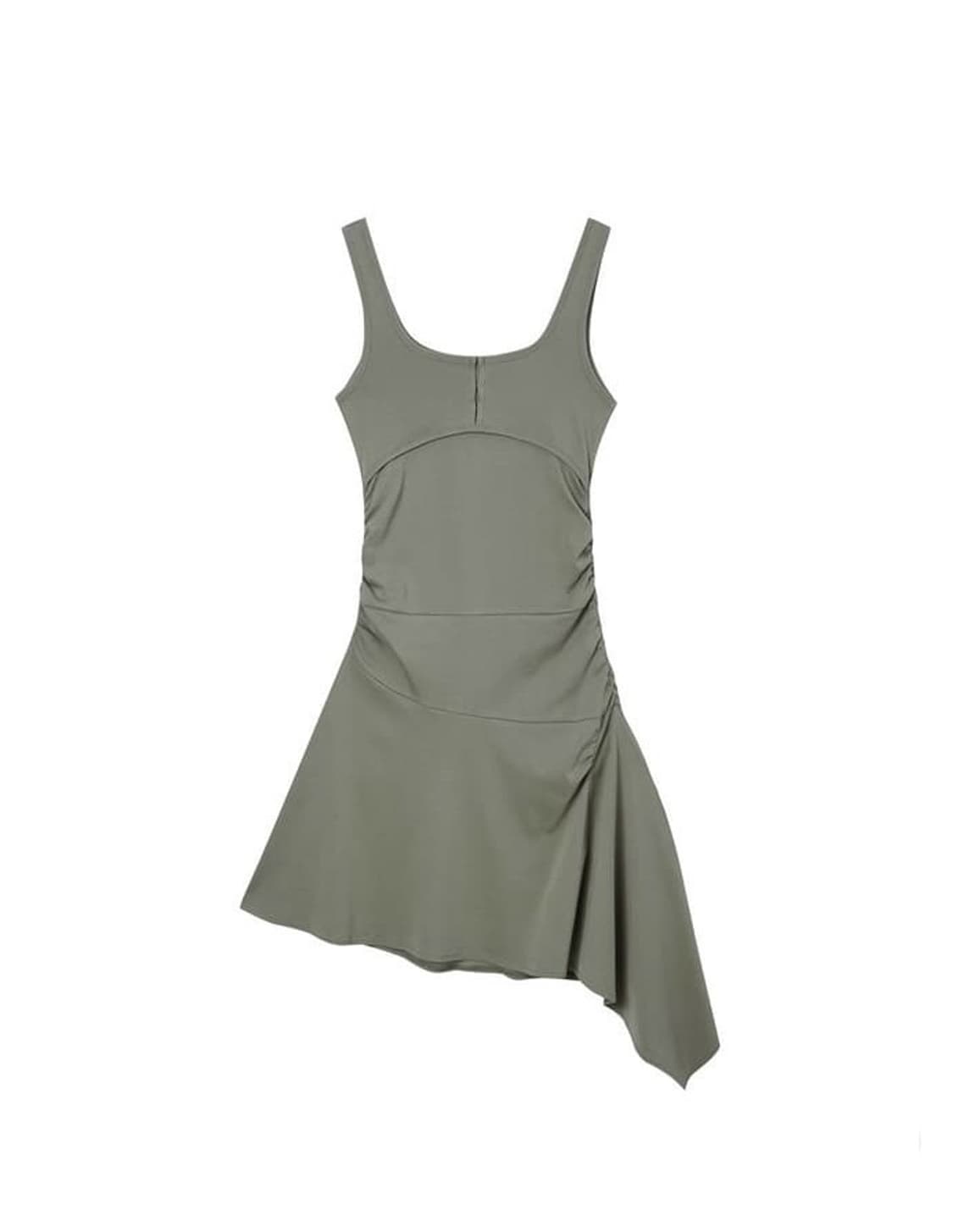 LCDC 뷔스티에 디테일 져지 드레스 상품이미지1