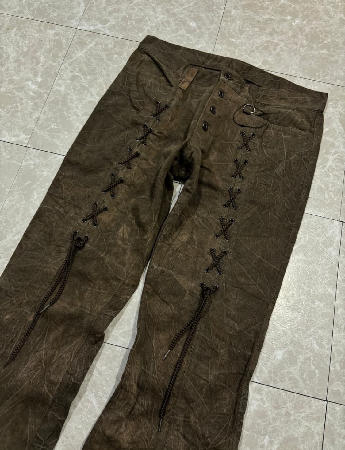 Nicole Club for Men Lace-up Crack Washin 상품이미지2