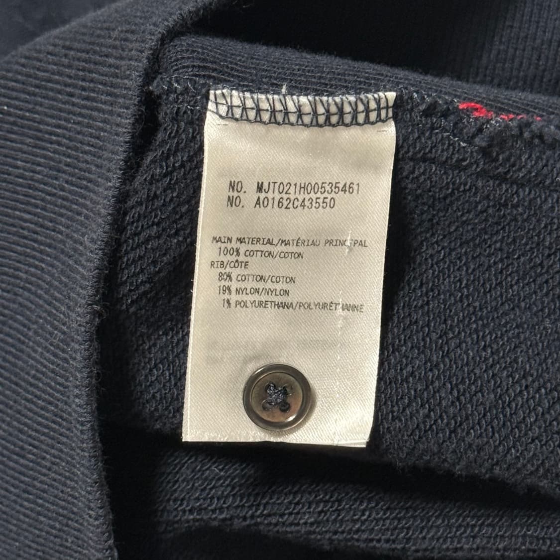 2 톰브라운 사선완장 네이비 맨투맨 상품이미지6