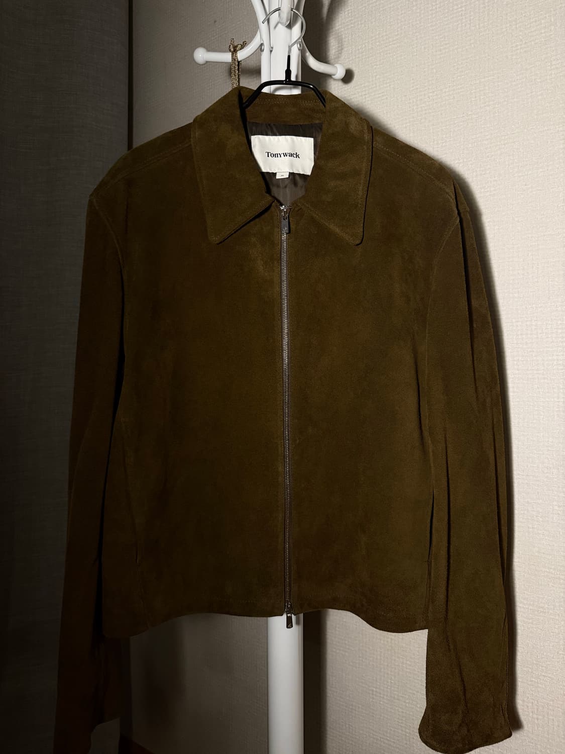 토니웩 스웨이드 지퍼 블루종 자켓 상품이미지1