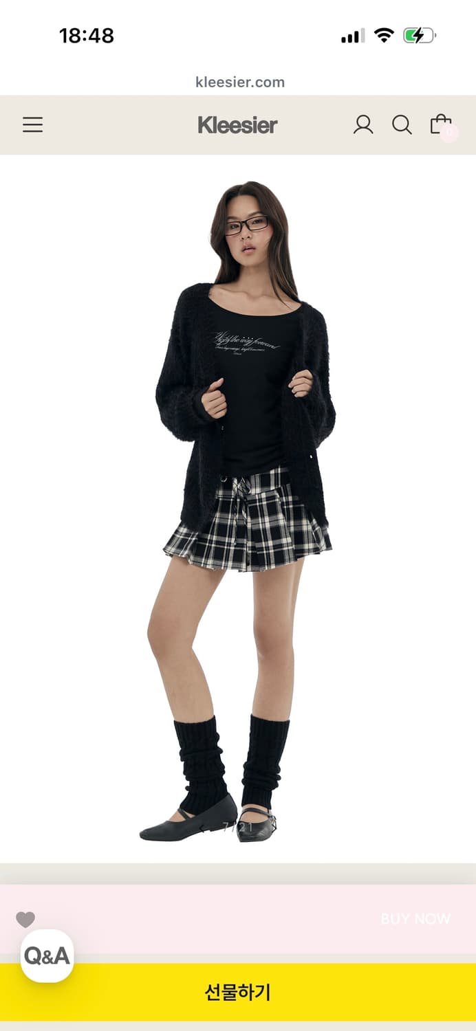 최저가 새상품) 클리시어 클린 클럽 레터탑 블랙 상품이미지3