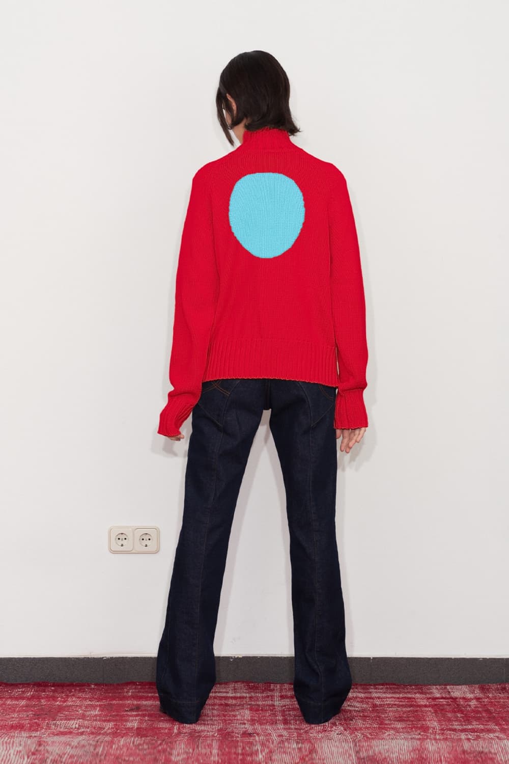 [2]에드워드 커밍 Chakra 가디건/레드 상품이미지4