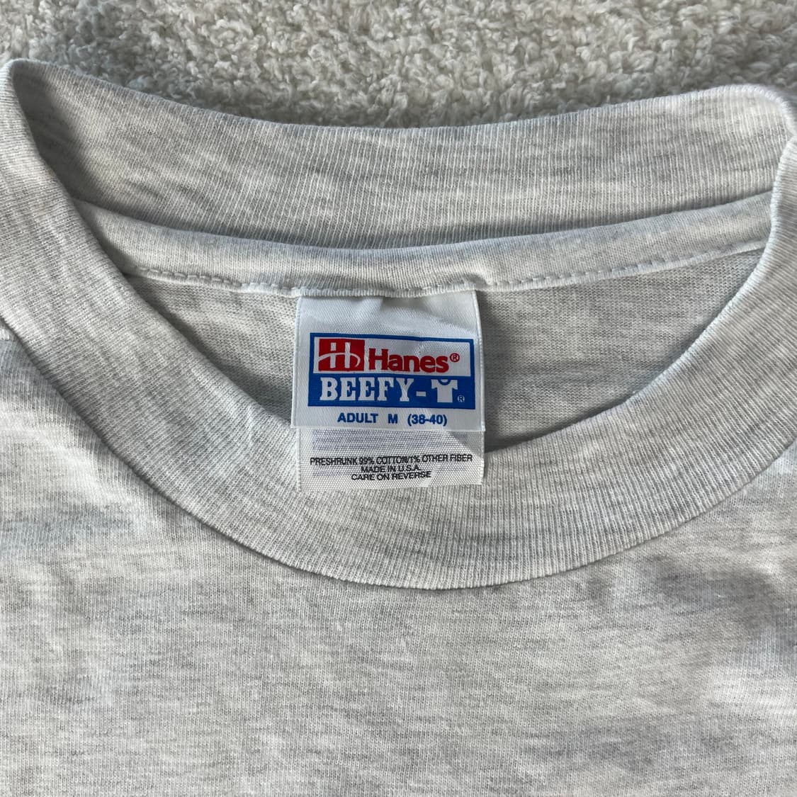 1995 헤인즈 한국전쟁 참전용사 싱글스티치 반팔  상품이미지6