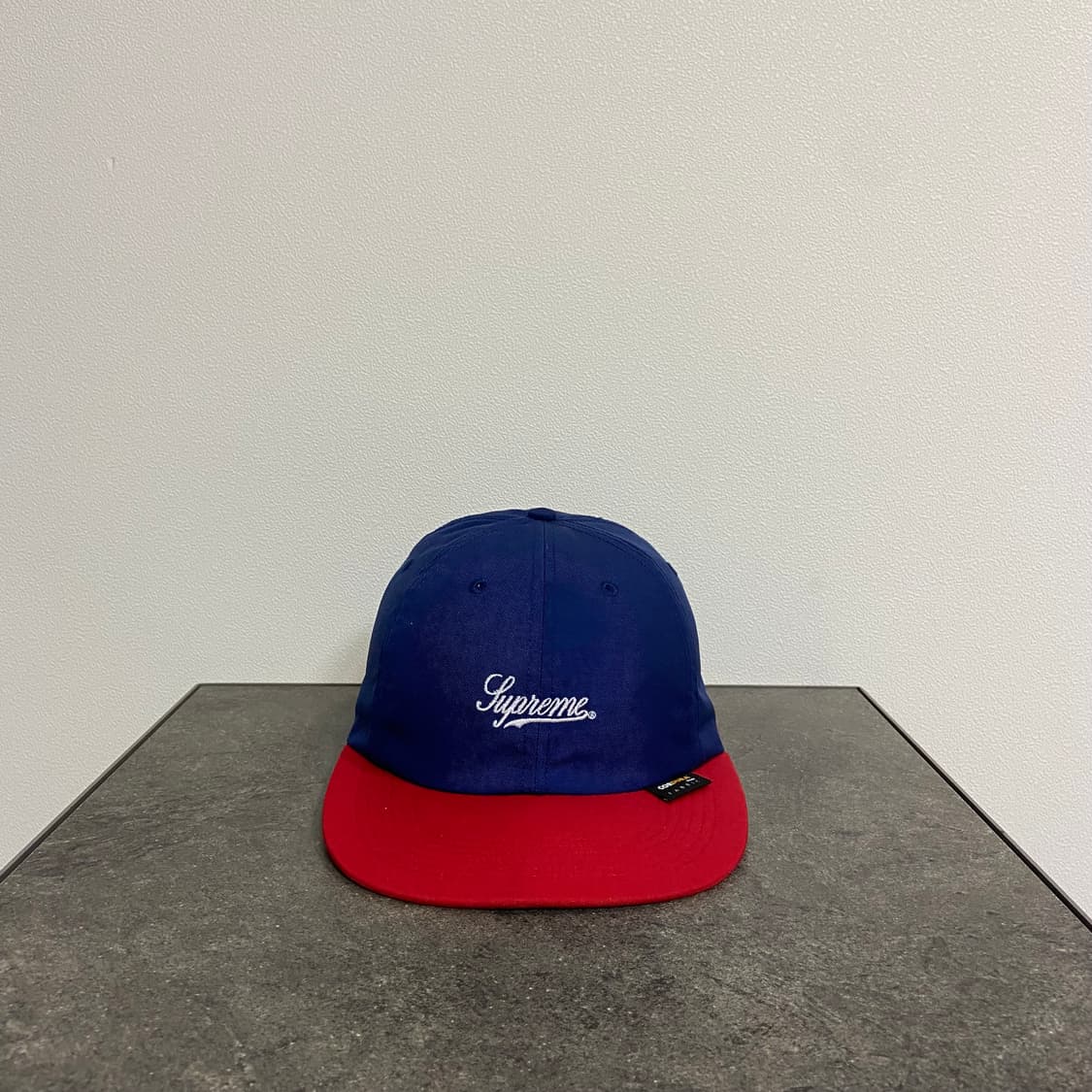 슈프림 투톤 레드 네이비 볼캡 모자 6패널 캡 상품이미지1